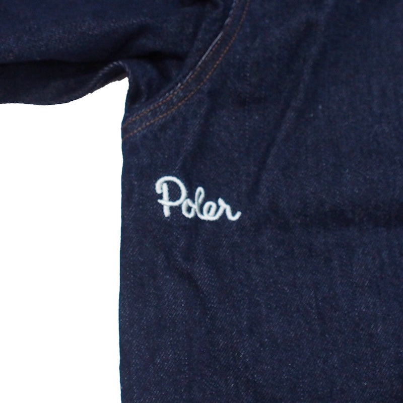 POLeR ジャケット "SHAWL COLLAR DENIM JKT" (Indigo)