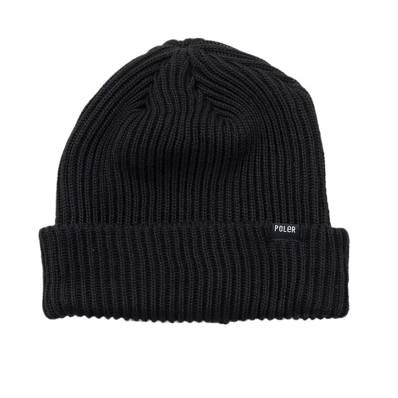 POLeR ビーニー "STANDARD BEANIE" (Black)