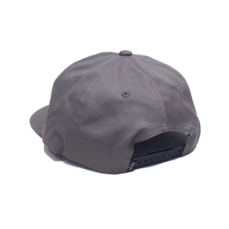 POLeR キャップ FURRY FONT COTTON 6P CAP グレー 商品画像 背面