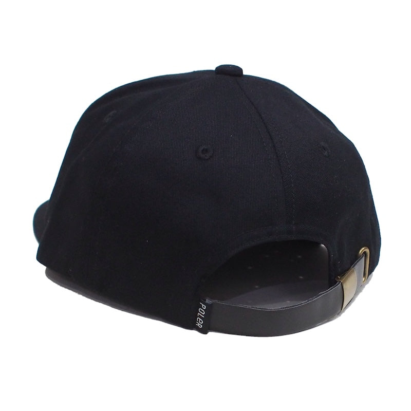 POLeR キャップ CLASSIC BASEBALL FLAT CAP ブラック 商品画像 背面