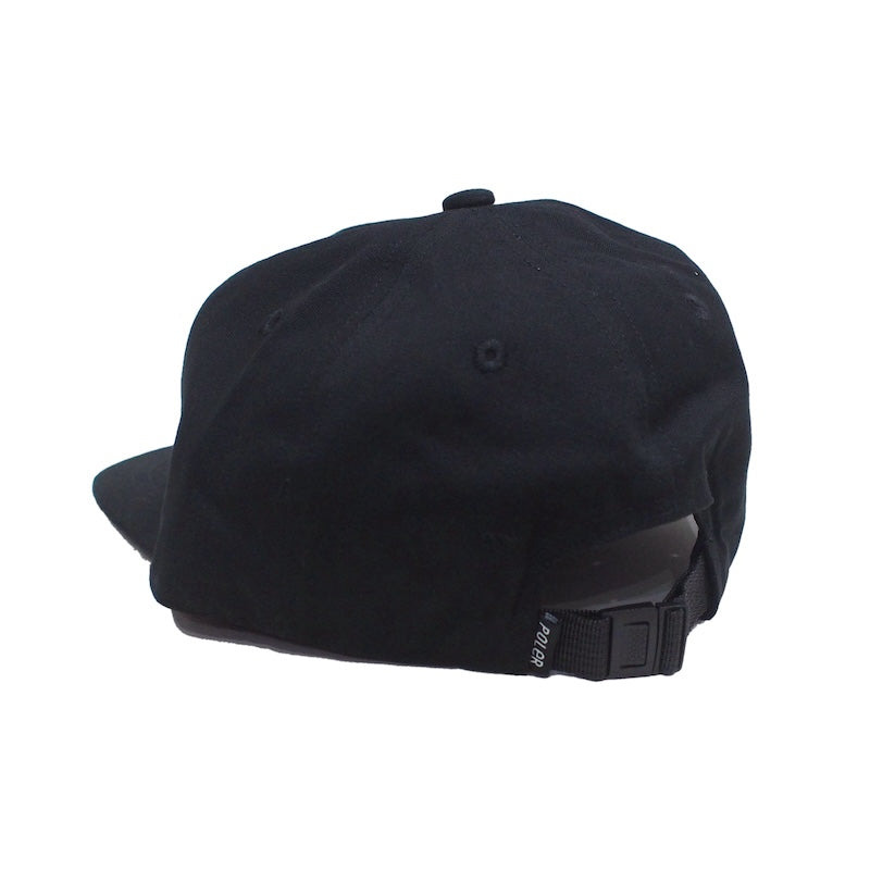 POLeR キャップ COTTON CAP ブラック 商品画像 背面
