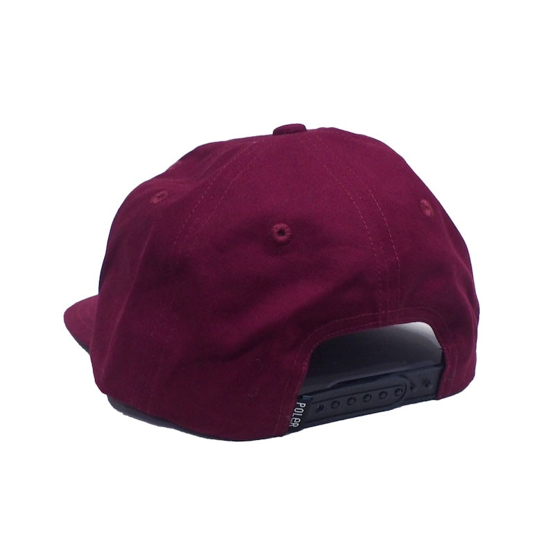 POLeR キャップ POLER COTTON CAP (Maroon) 商品画像 背面