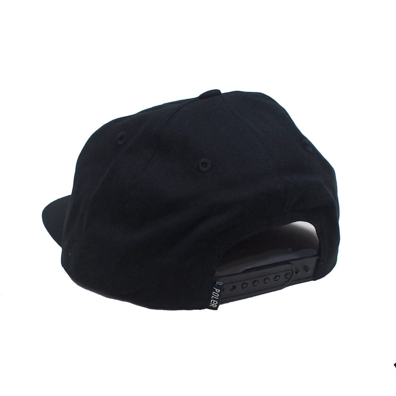 POLeR キャップ POLER COTTON CAP (Black) 商品画像 背面