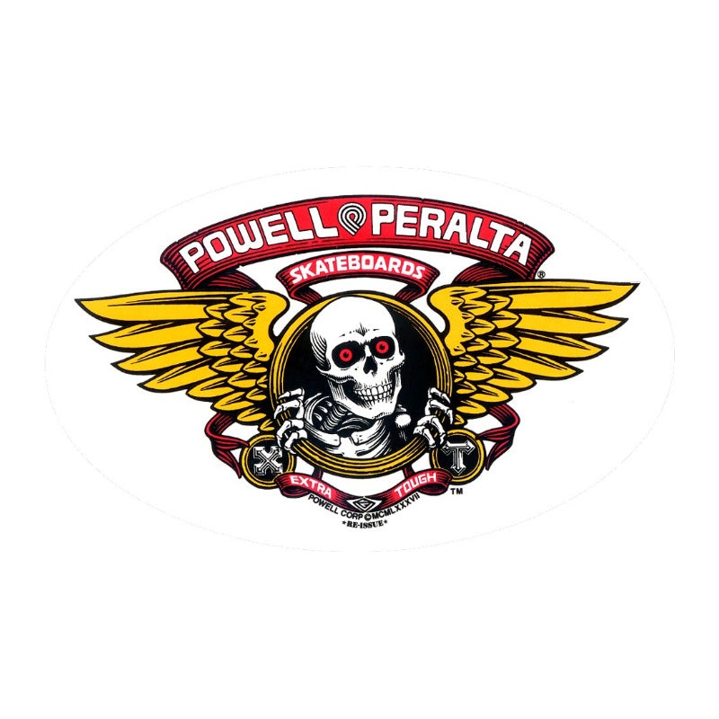 POWELL ステッカー "WINGED RIPPER 6.5"" (Red)