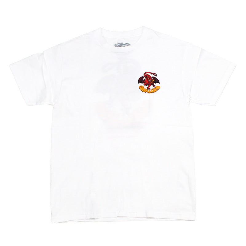 POWELL　Tシャツ　"STEVE CABALLERO DRAGON II TEE"　(White)