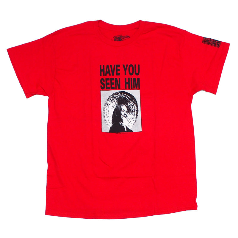 POWELL　Tシャツ　"ANIMAL CHIN HAVE YOU SEEN HIM TEE"　(Red)