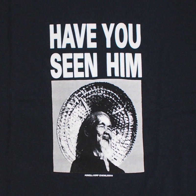 POWELL　Tシャツ　"ANIMAL CHIN HAVE YOU SEEN HIM TEE"　(Black)