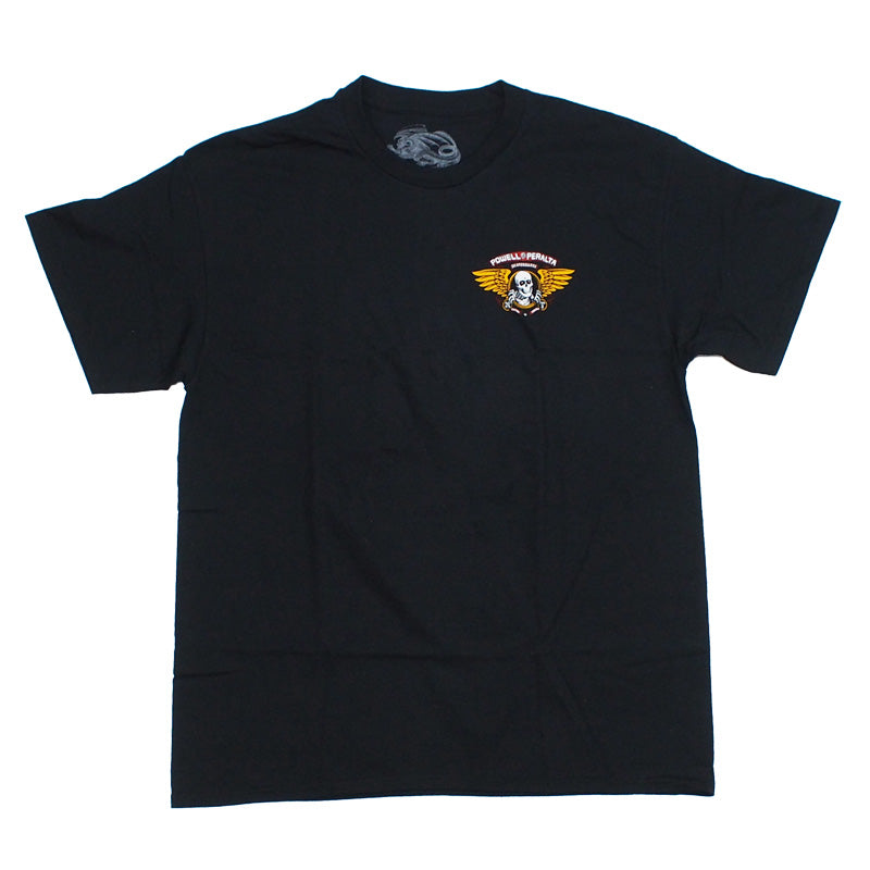 POWELL　Tシャツ　"WINGED RIPPER TEE"　(Black)