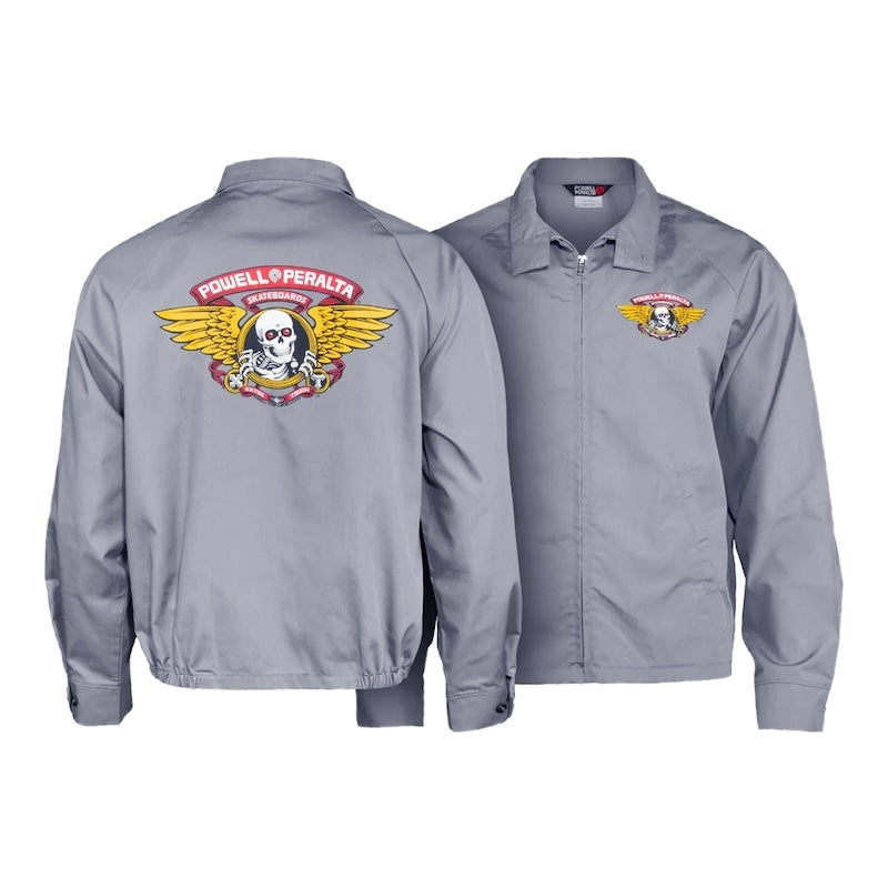 POWELL PERALTA ジャケット WINGED RIPPER JACKET グレー | ストリート POWELL PERALTA ジャケット WINGED RIPPER JACKET グレー | ストリート