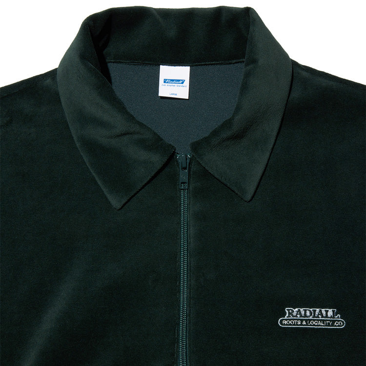 ★20%OFF★ RADIALL　ハーフジップジャージー　"LOW LOW HALF ZIP SWEATSHIRT L/S"　(Bottle Green)