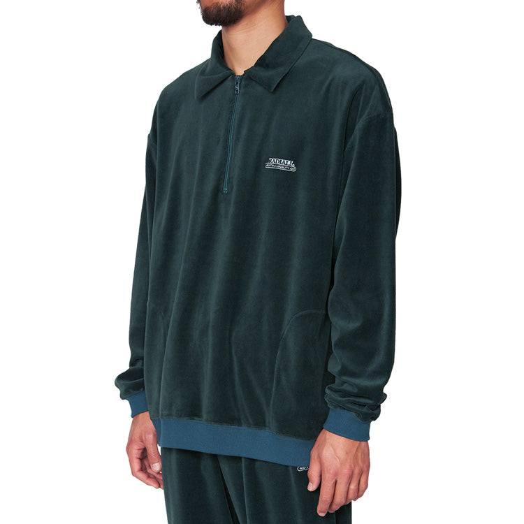 ★20%OFF★ RADIALL　ハーフジップジャージー　"LOW LOW HALF ZIP SWEATSHIRT L/S"　(Bottle Green)