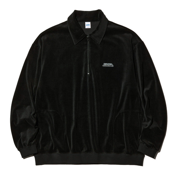 ★20%OFF★ RADIALL　ハーフジップジャージー　"LOW LOW HALF ZIP SWEATSHIRT L/S"　(Black)