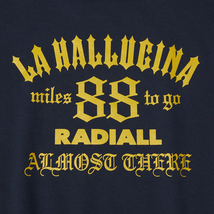 ★20%OFF★ RADIALL　クルースウェット　"LA HALLUCINA CREW NECK SWEATSHIRT L/S"　(Ink Black)