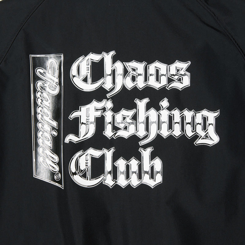 RADIALL × CHAOS FISHING CLUB ジャケット "CHROME LETTERS WINDBREAKER JACKET" (Black)