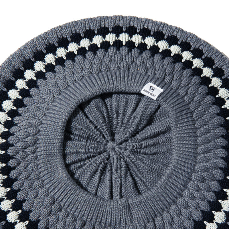 RADIALL ニットタム "TROJAN BORDER TAM CAP" (Gray)