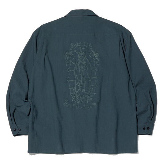 RADIALL　L/Sシャツ　"SANTA MADRE OPEN COLLARED SHIRT L/S"　(Green)