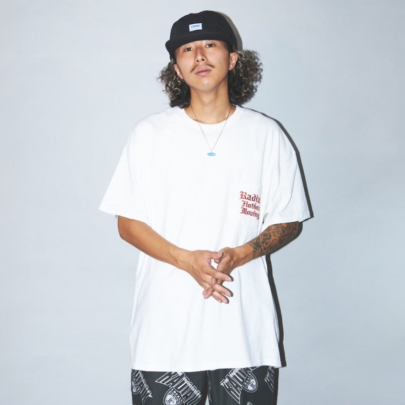 RADIALL Tシャツ "HOTBOX CREW NECK T-SHIRT S/S" (White)