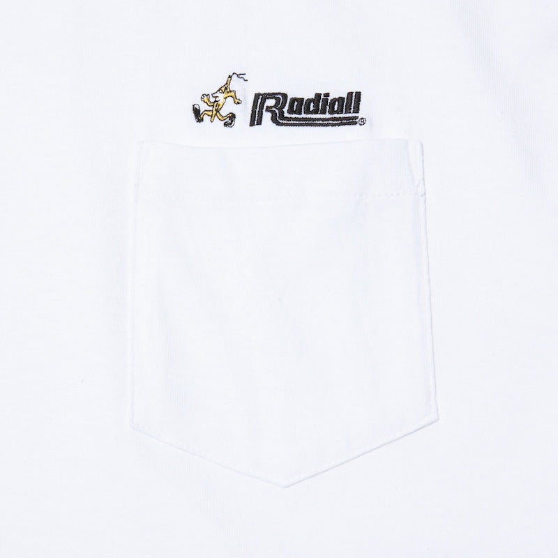RADIALL Tシャツ "JOINT CREW NECK T-SHIRT S/S" (White)