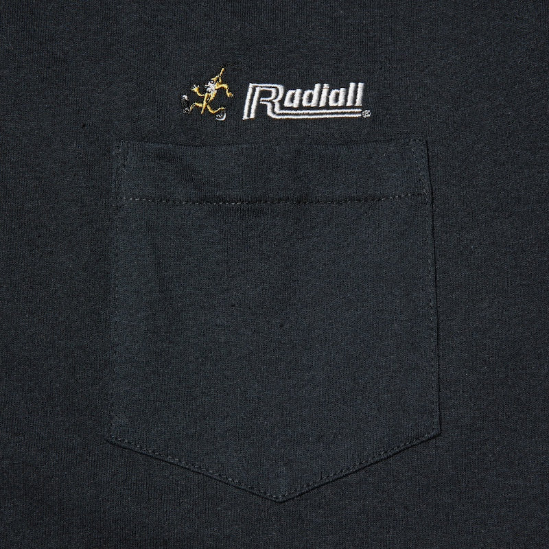 RADIALL Tシャツ "JOINT CREW NECK T-SHIRT S/S" (Black)
