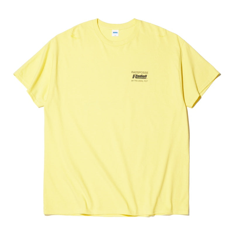 RADIALL　Tシャツ　"CUTLASS CREW NECK T-SHIRT S/S"　(Yellow)