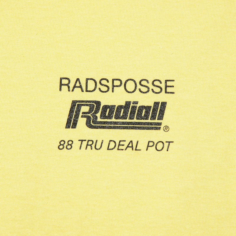 RADIALL Tシャツ "CUTLASS CREW NECK T-SHIRT S/S" (Yellow)