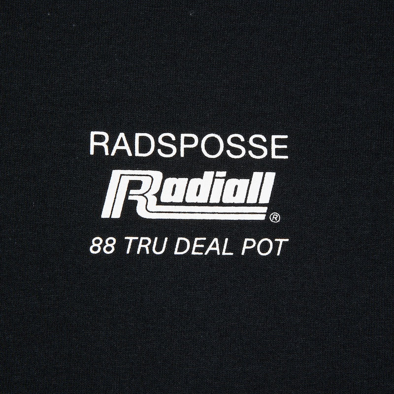 RADIALL Tシャツ "CUTLASS CREW NECK T-SHIRT S/S" (Black)
