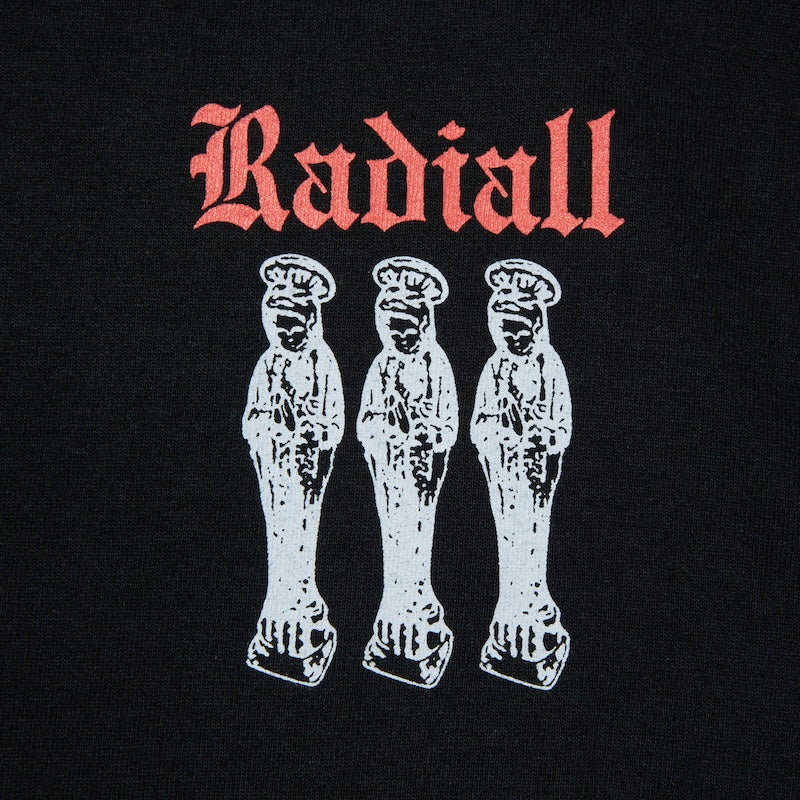 RADIALL Tシャツ "SUNTOWN CREW NECK T-SHIRT S/S" (Black)
