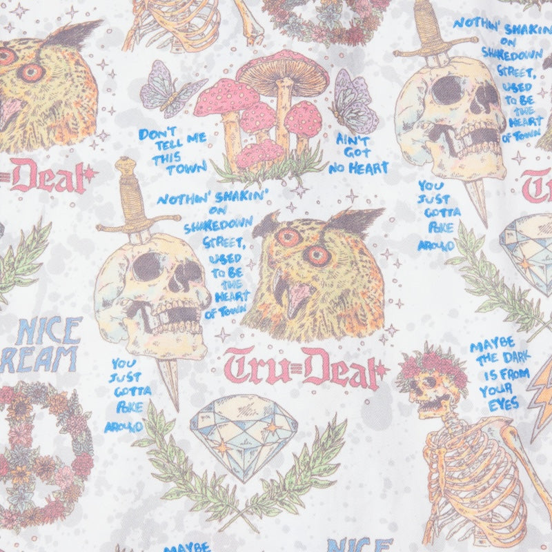 RADIALL×HIROTTON S/Sシャツ "TRUE DEAL REGULAR COLLARED SHIRT S/S" (White)