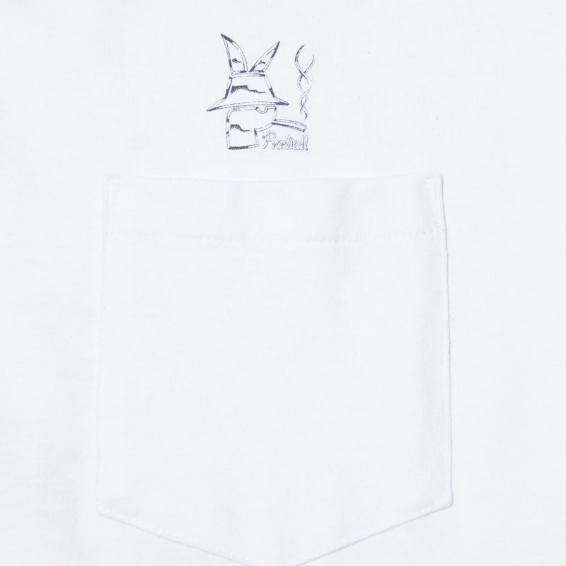 RADIALL Tシャツ "CHOKE N SMOKE CREW NECK T-SHIRT S/S" (White)