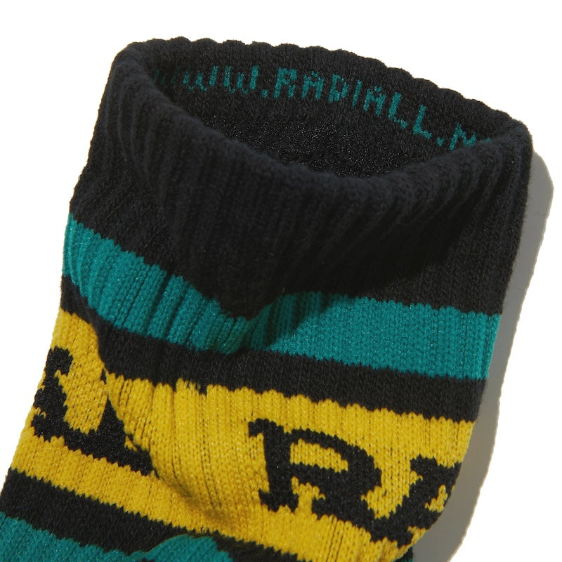 RADIALL ソックス " LOW KICK 1PAC SOX SHORT / DRALON" (Black)