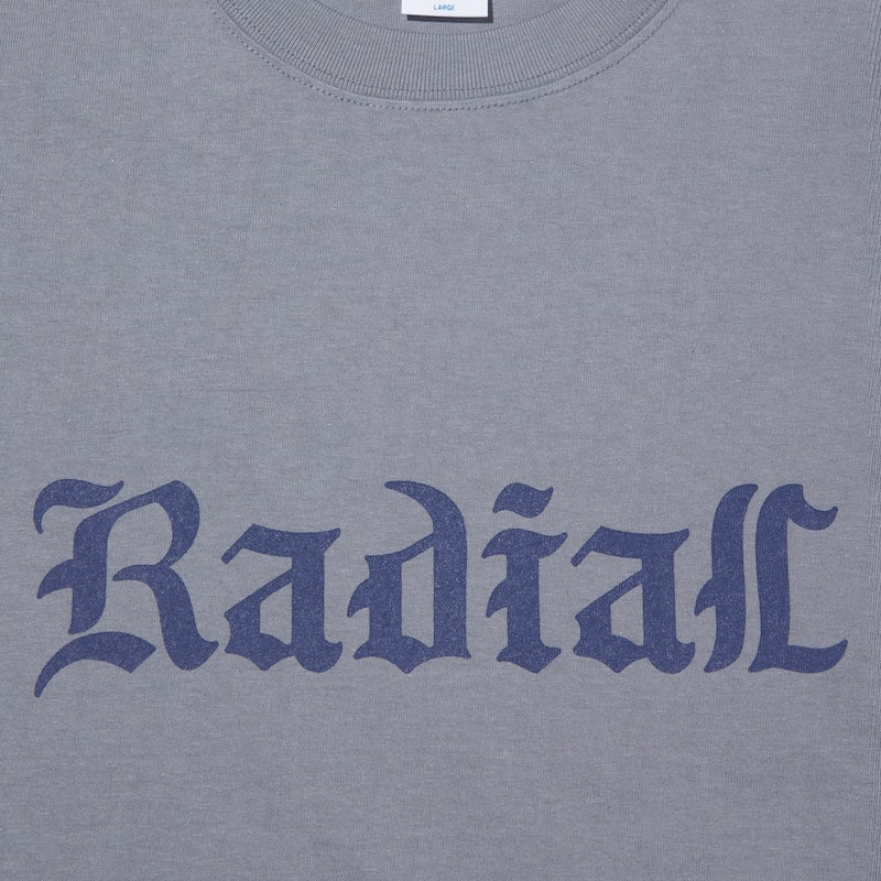 RADIALL L/STシャツ "HOT BOX CREW NECK T-SHIRT L/S" (Steel Gray)