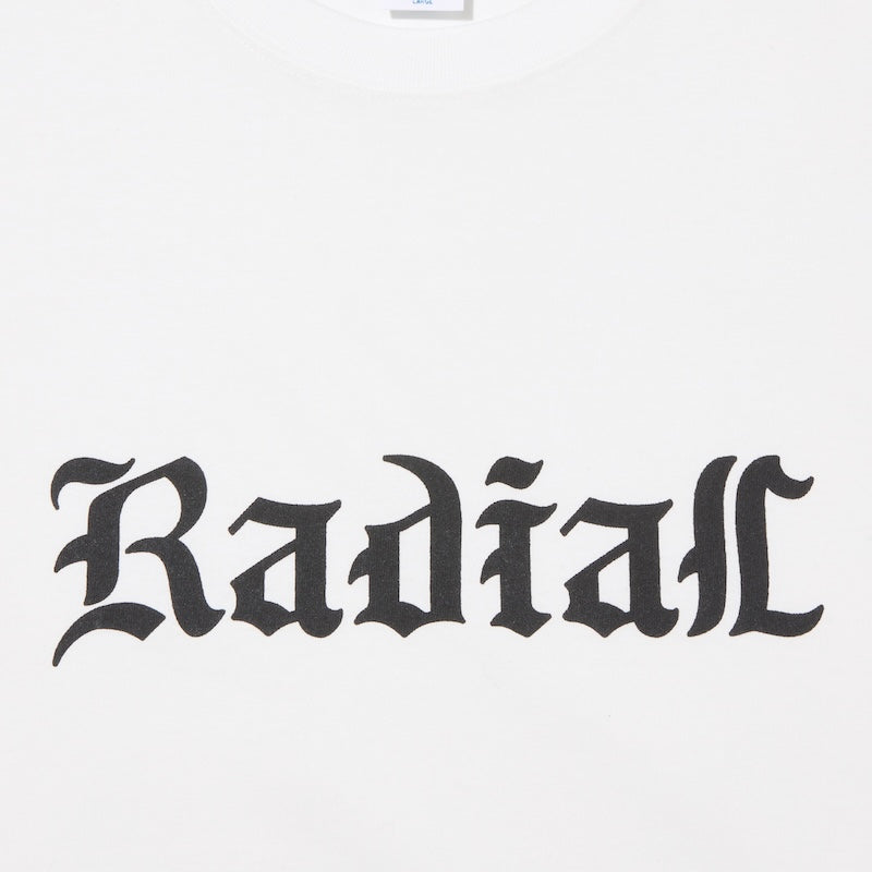 RADIALL L/STシャツ "HOT BOX CREW NECK T-SHIRT L/S" (White)
