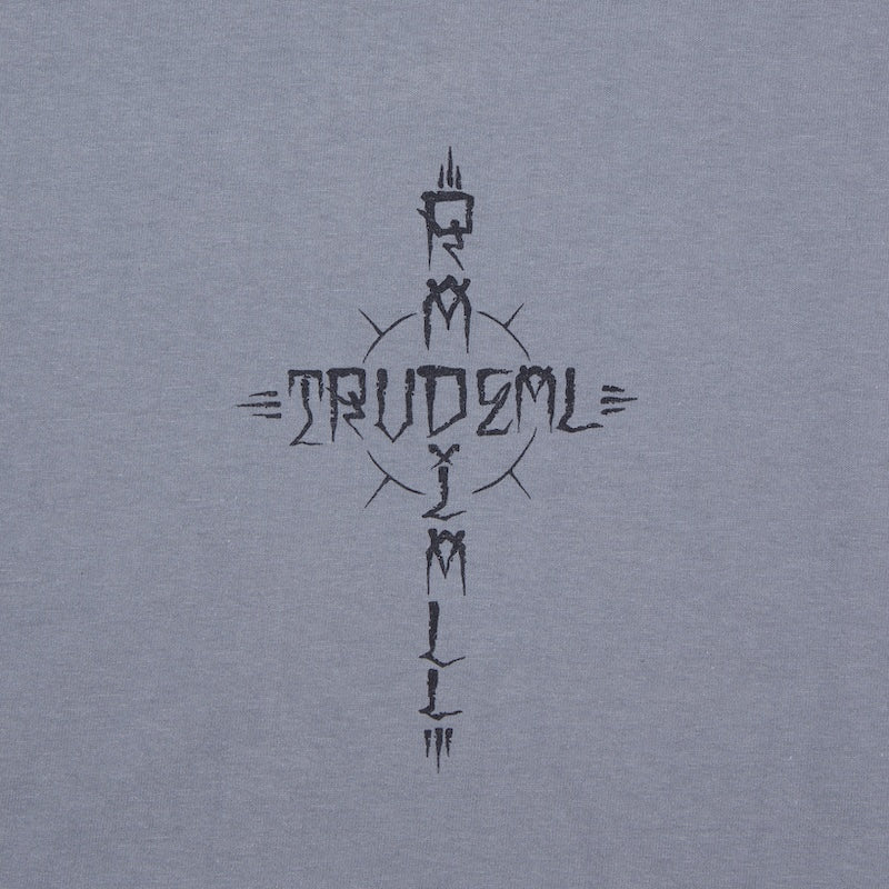 RADIALL L/STシャツ "TRUE DEAL POT CREW NECK T-SHIRT L/S" (Steel Gray)