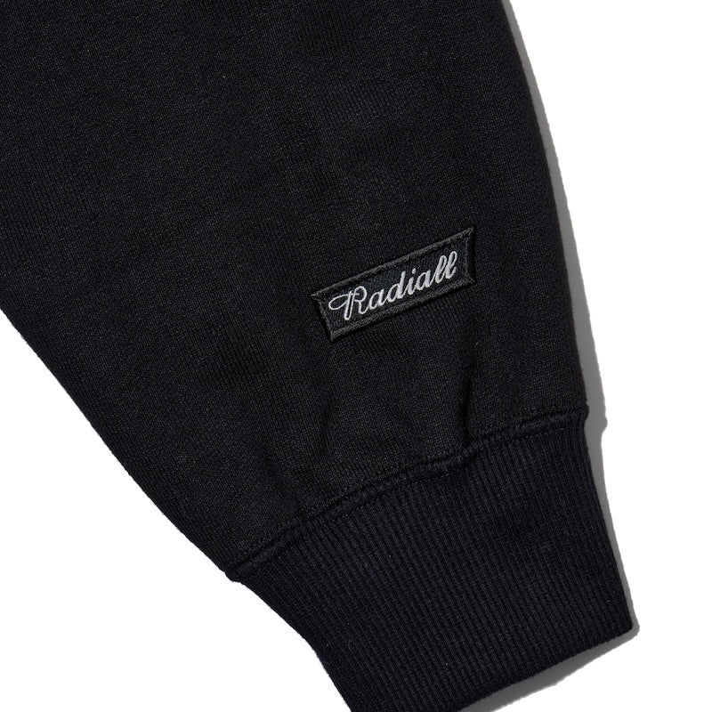 RADIALL クルースウェット "Straight Up CREW NECK SWEATSHIRT L/S" (Black)