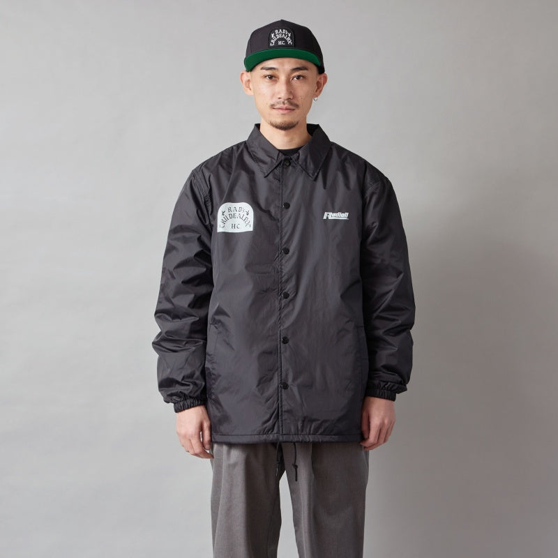 RADIALL コーチジャケット "TOMBSTONE WINDBREAKER JACKET" (Black)