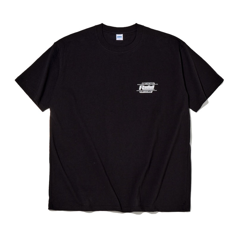 RADIALL Tシャツ LOW AND SLOW CREW NECK T-SHIRT ブラック 正面