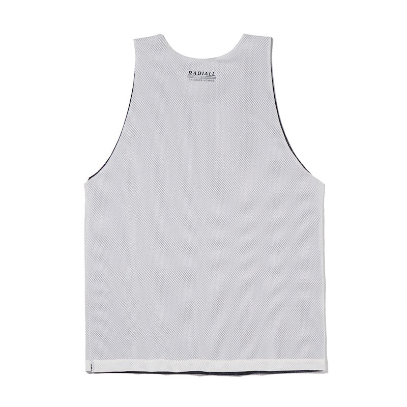 RADIALL リバーシブルタンクトップ LOWLANE REVERSIBLE TANK TOP ブラック 背面 裏