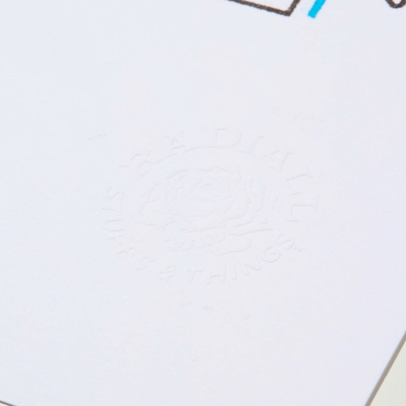 RADIALL ポスター STINGRAY RISOGRAPH POSTER ホワイト 正面 ディテール