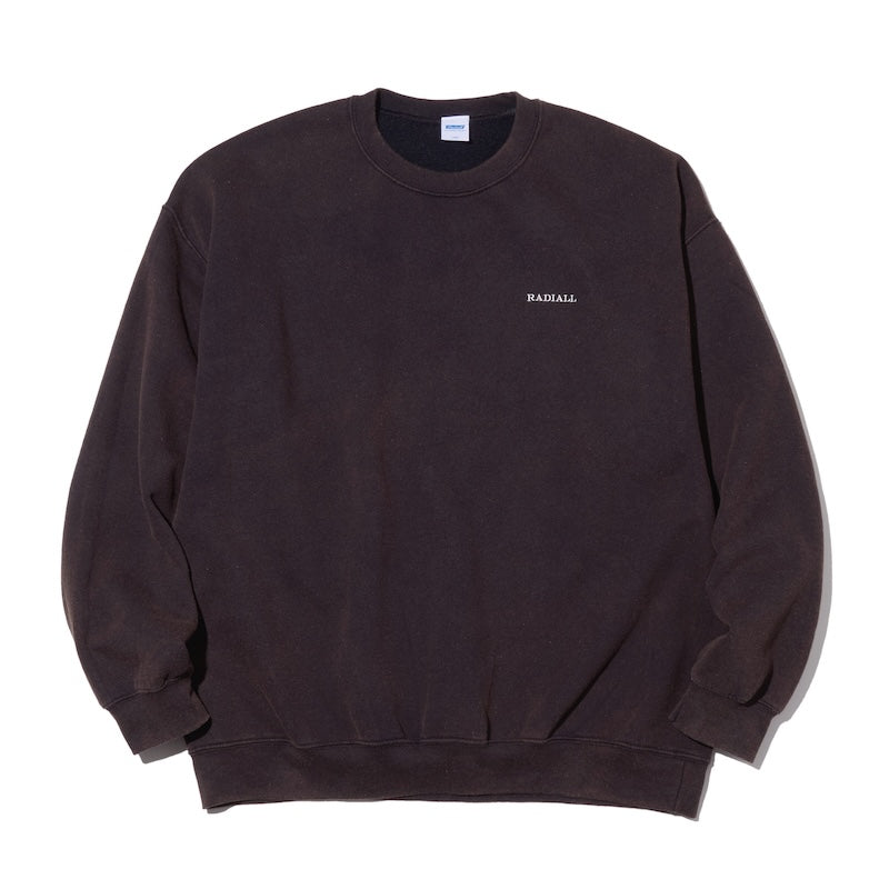 RADIALL クルースウェット GALAXIAN CREW SWEAT ブラック 正面
