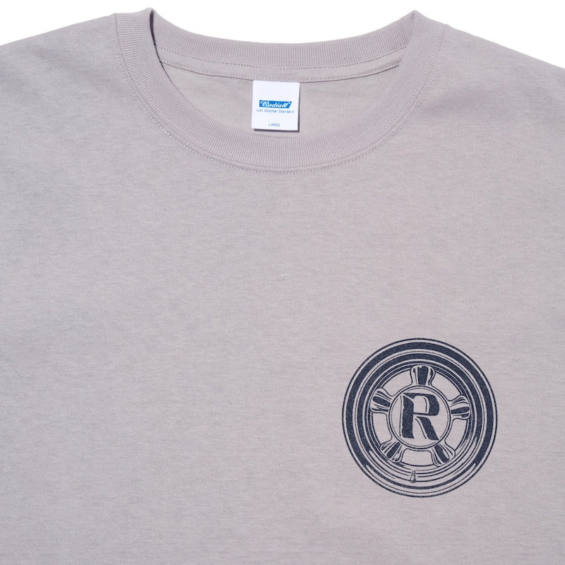 RADIALL L/STシャツ CHOJU GIGA CREW NECK T-SHIRT L/S ベージュ フロントプリント