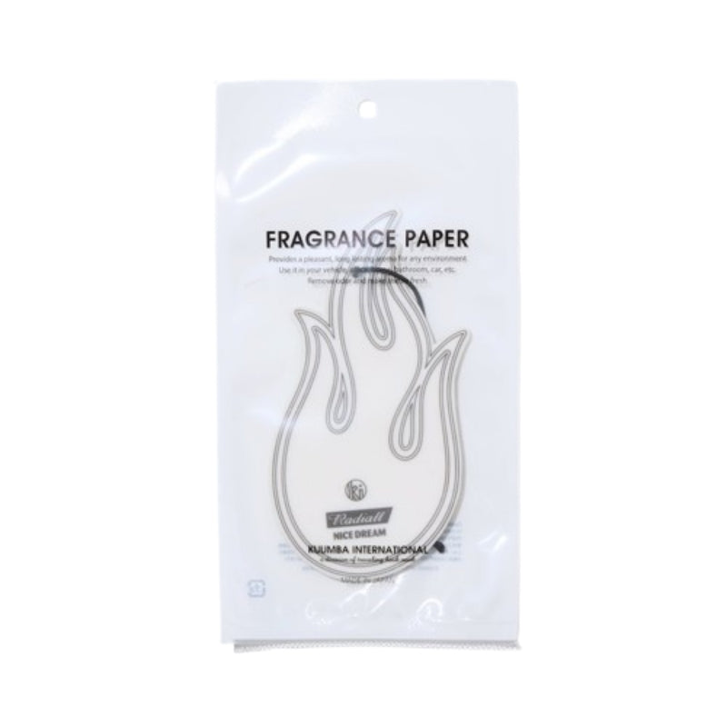 RADIALL×KUUMBA エアーフレッシュナー ホワイト パッケージ