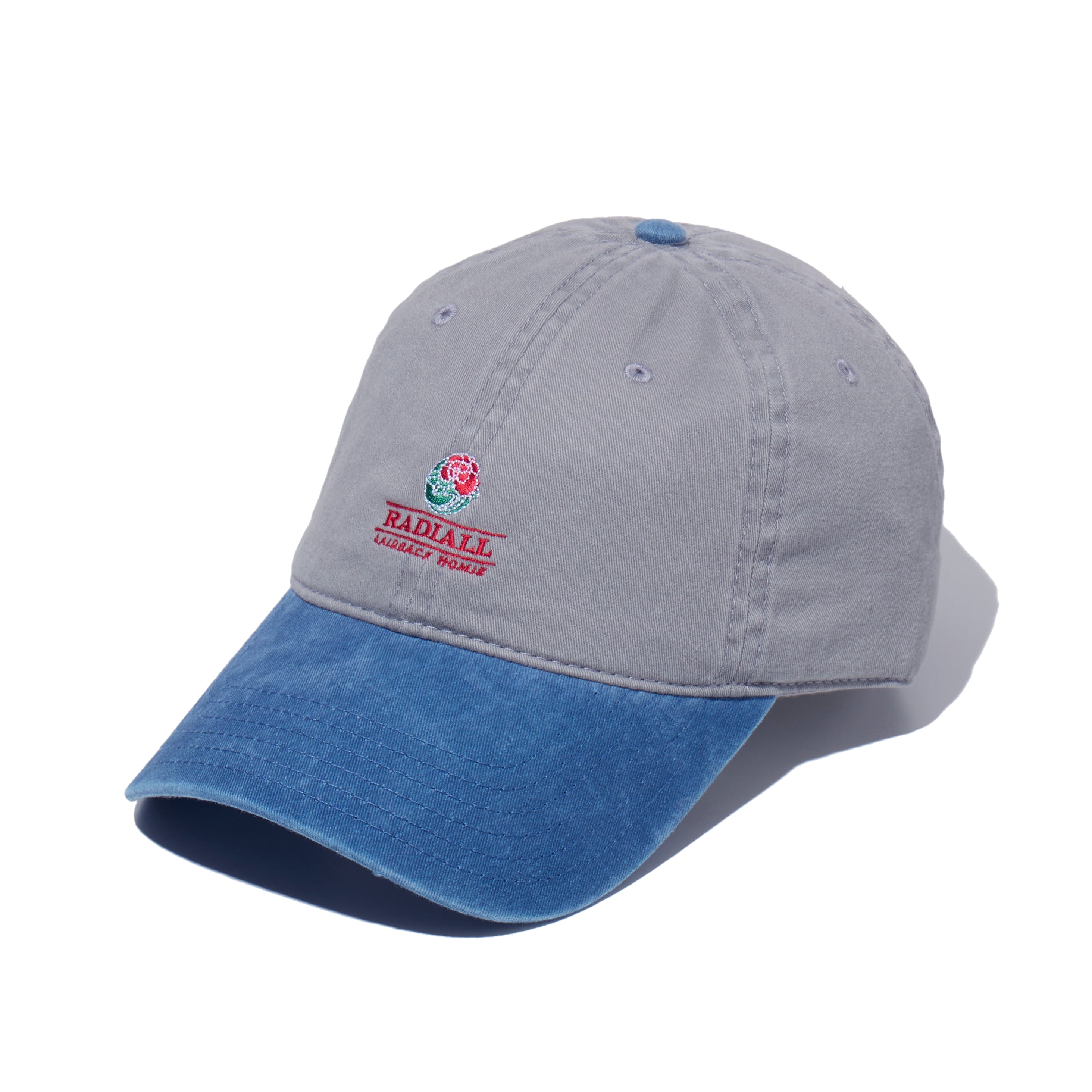 ラディアルベースボールキャップ RADIALL ベースボールキャップ ROSE BASEBALL LOW CAP ネイビー