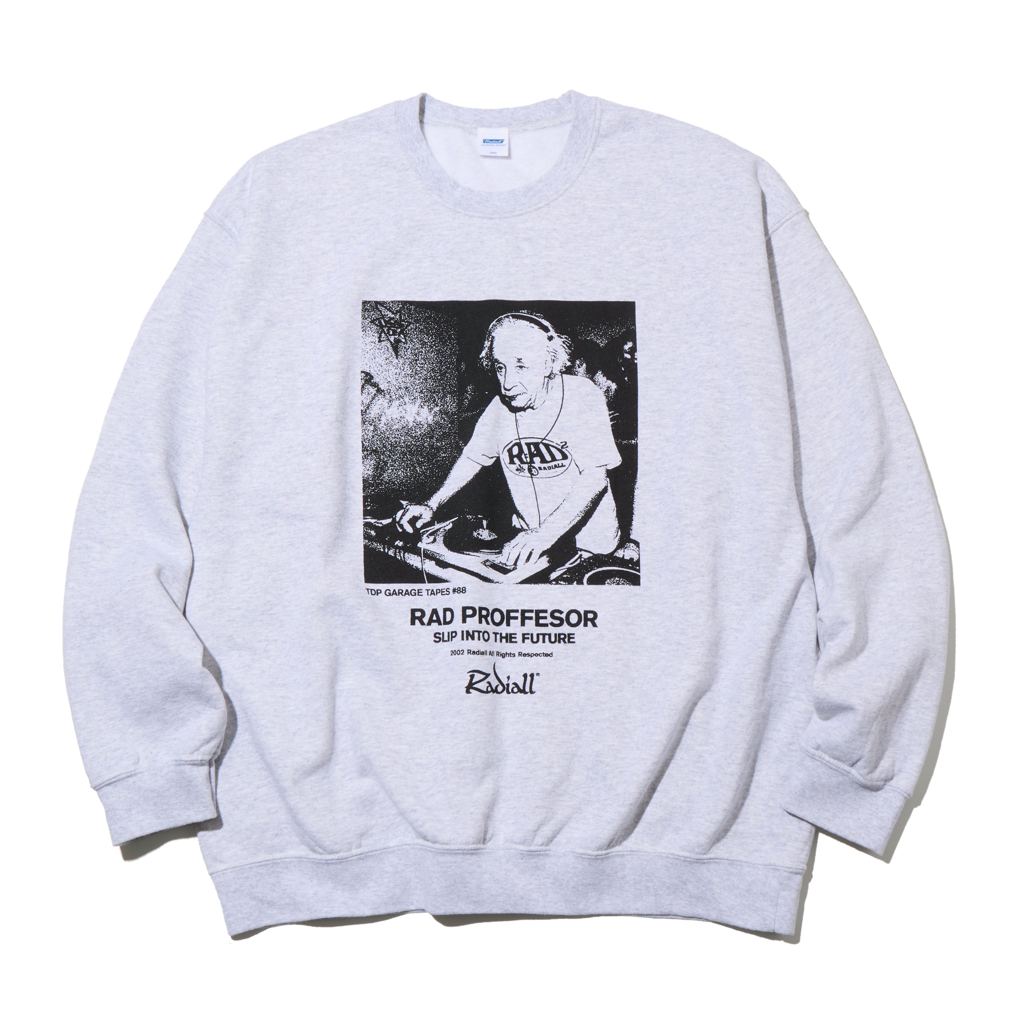 RADIALL クルースウェット E=Mc2 CREW NECK SWEATSHIRT グレー