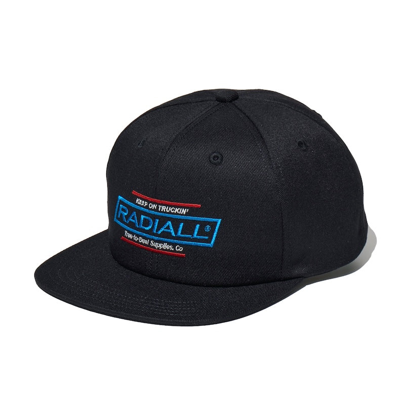 RADIALL キャップ ROADSIDE BASEBALL CAP ブラック | ストリートウェア