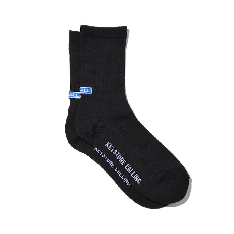 RADIALL ソックス WHEELS EMB 1PAC SOX MID ブラック 商品画像