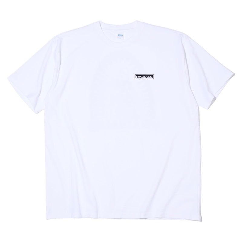 RADIALL Tシャツ GUIDANCE CREW NECK T-SHIRT S/S ホワイト 商品画像 正面