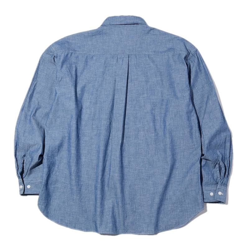 RADIALL L/Sシャツ POWERGLIDE REGULAR COLLARED SHIRT L/S インディゴ 商品画像 背面