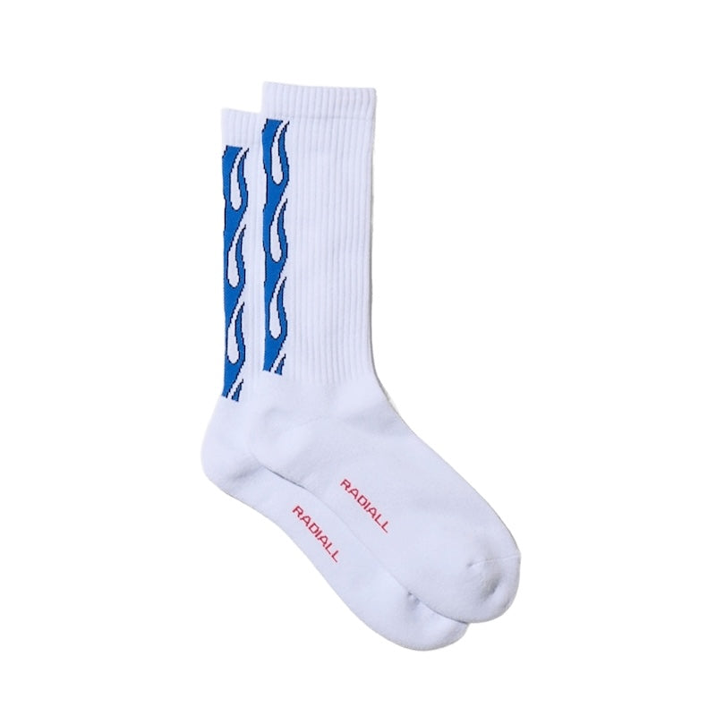 RADIALL ソックス FLAMES 1PAC SOX LONG / DRALON ホワイト 商品画像