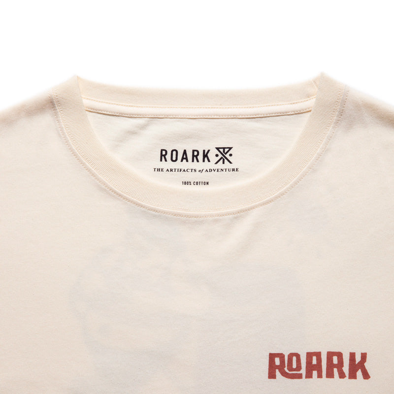 ROARK REVIVAL　L/STシャツ　"SIDEWAYS IN SARDEGNA L/S TEE"　(Natural)