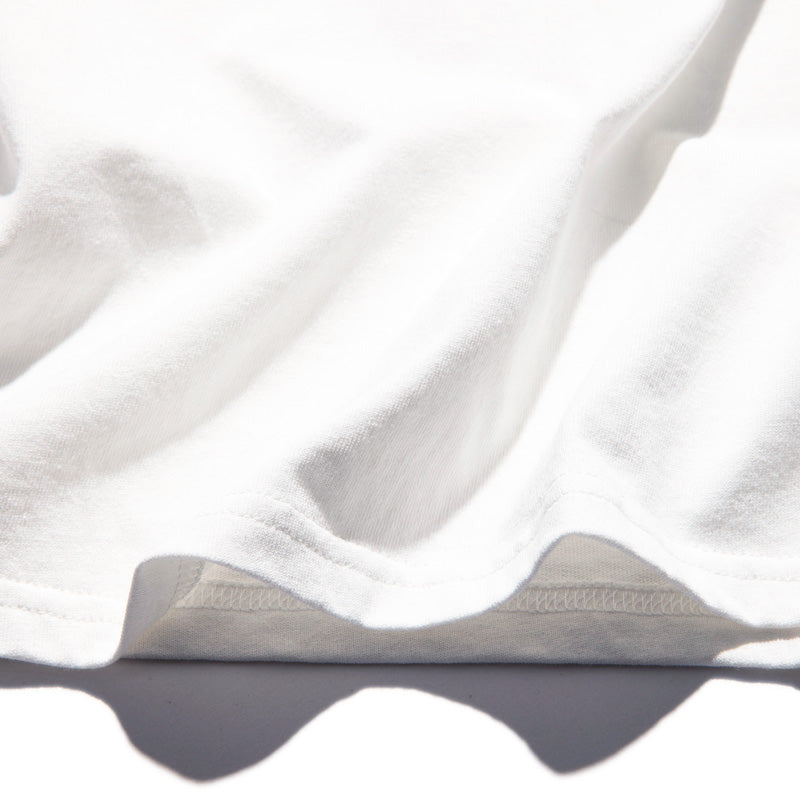 ROARK REVIVAL 7分Tシャツ "MEDIEVAL LOGO 3/4 SLEEVE TEE" (White)